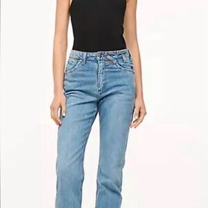 STAUD Light Blue Straight Leg Jeans Wrangler 26x32